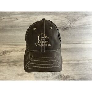 Ducks Unlimited Hat Cap Strap Back Bass Pro Shop Brown Adjustable One‎ Size
